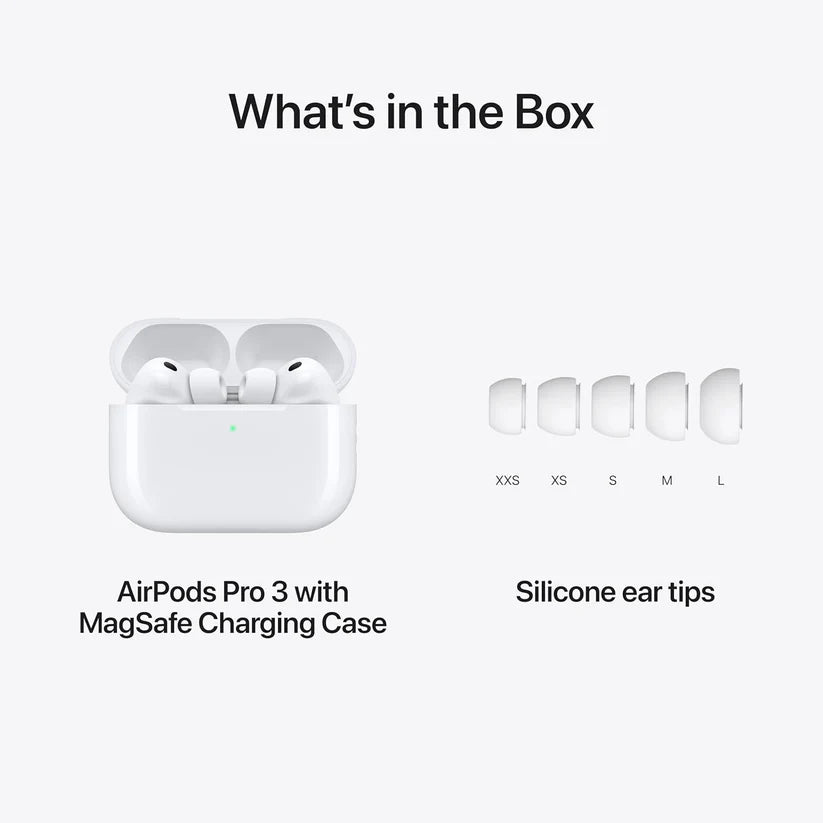AirPods Pro 3 Wireless Earbuds, Active Noise Cancellation, USB-C Charging