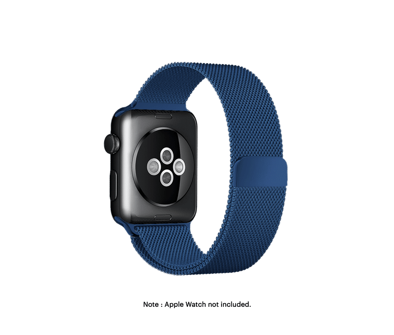 Blue magnetic metal strap for iwatch