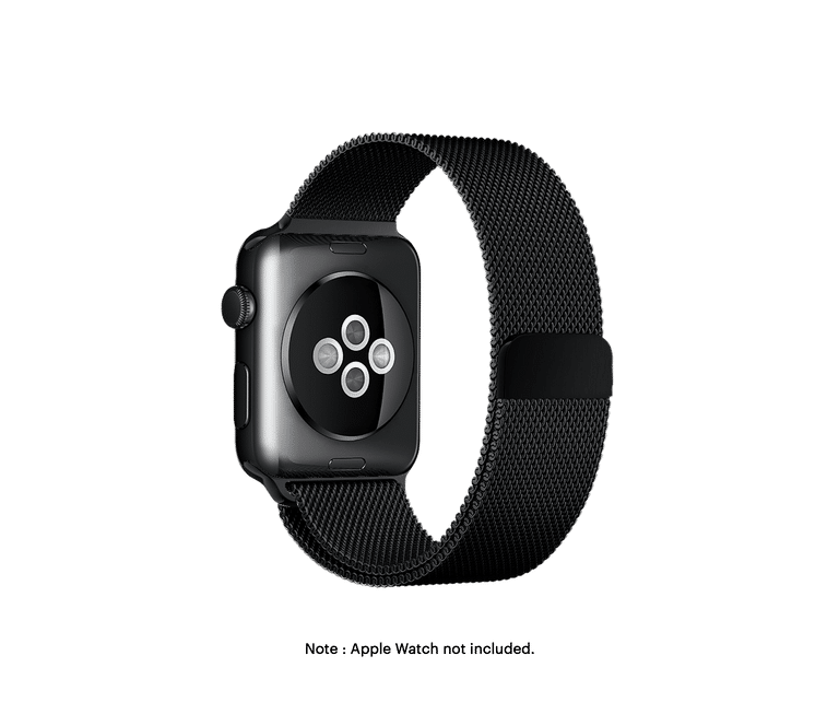Black magnetic metal strap for iwatch