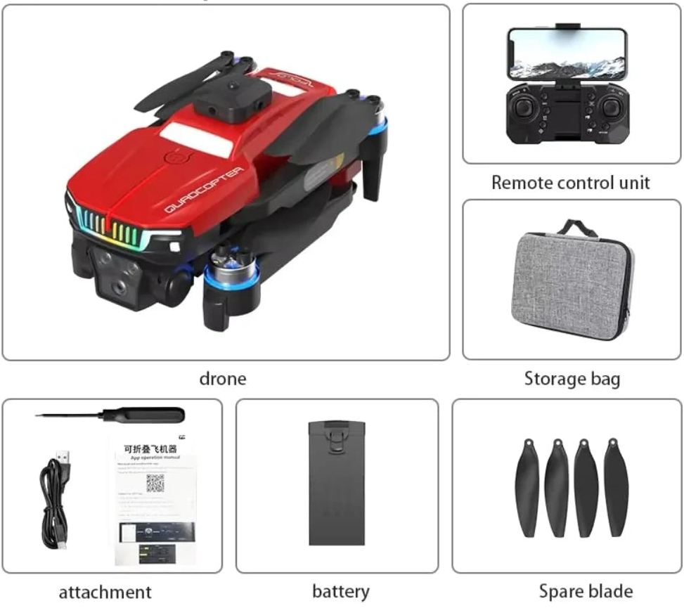 J6 Pro 8K Camera Foldable Drone with Dual Camera & Optical Flow