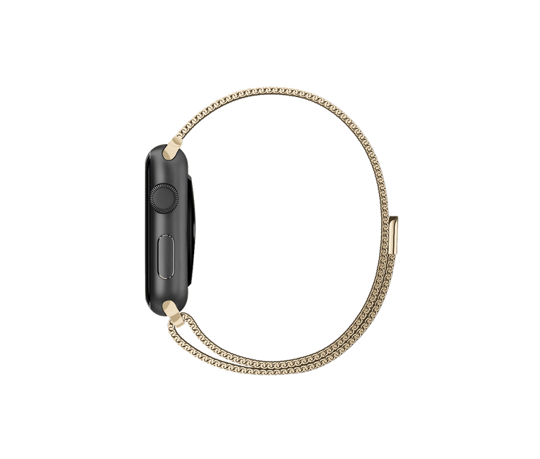 Gold magnetic metal strap for iwatch