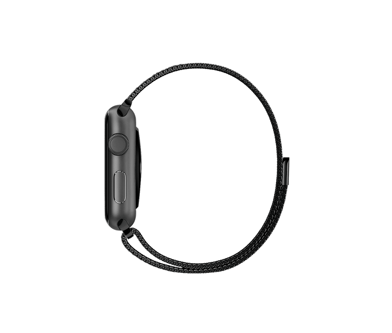 Black magnetic metal strap for iwatch