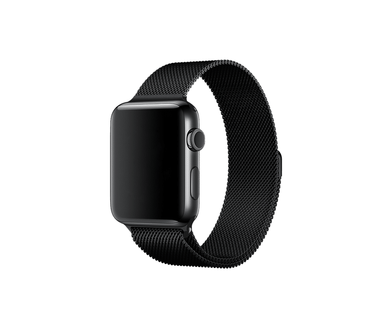 Black magnetic metal strap for iwatch
