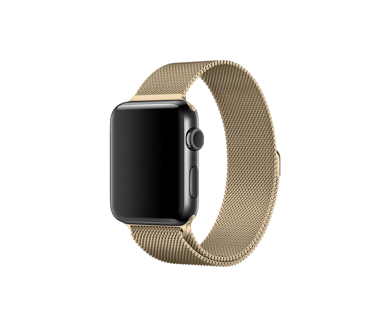 Gold magnetic metal strap for iwatch