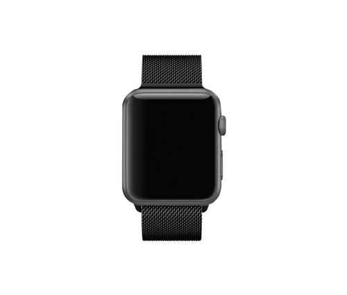 Black magnetic metal strap for iwatch