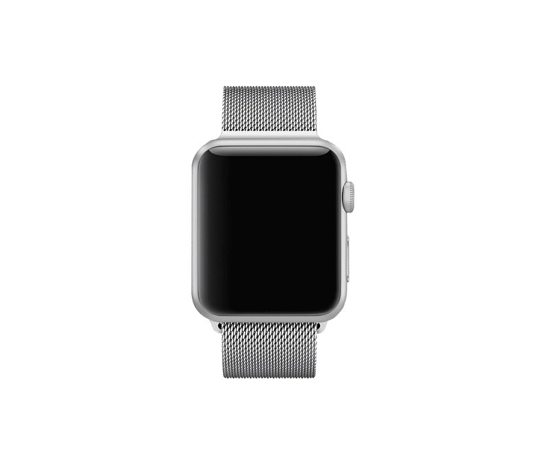 Silver magnetic metal strap for iwatch
