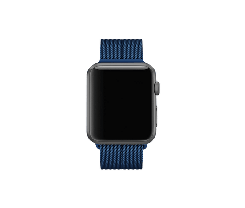 Blue magnetic metal strap for iwatch