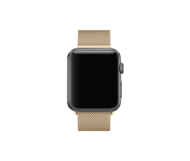 Gold magnetic metal strap for iwatch