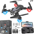 J-2 Dual Foldable RC Drone – Smart, Compact & Easy to Fly