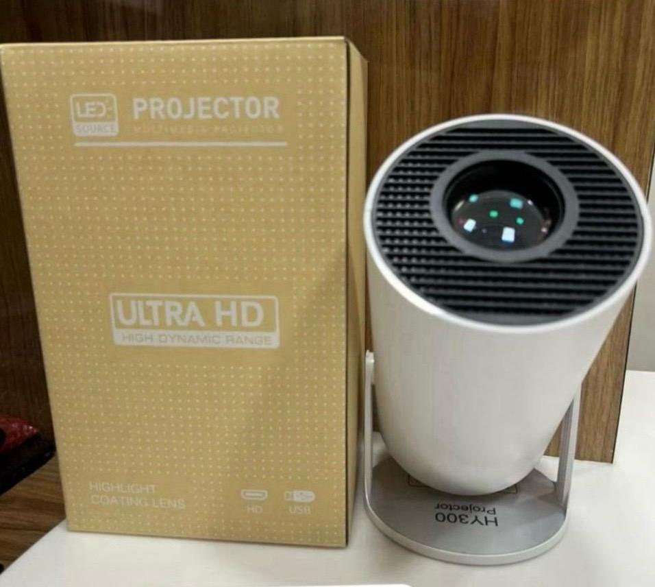 Portable Mini LED Projector with 270° Rotating Design – Home & Office Use (HD Support)