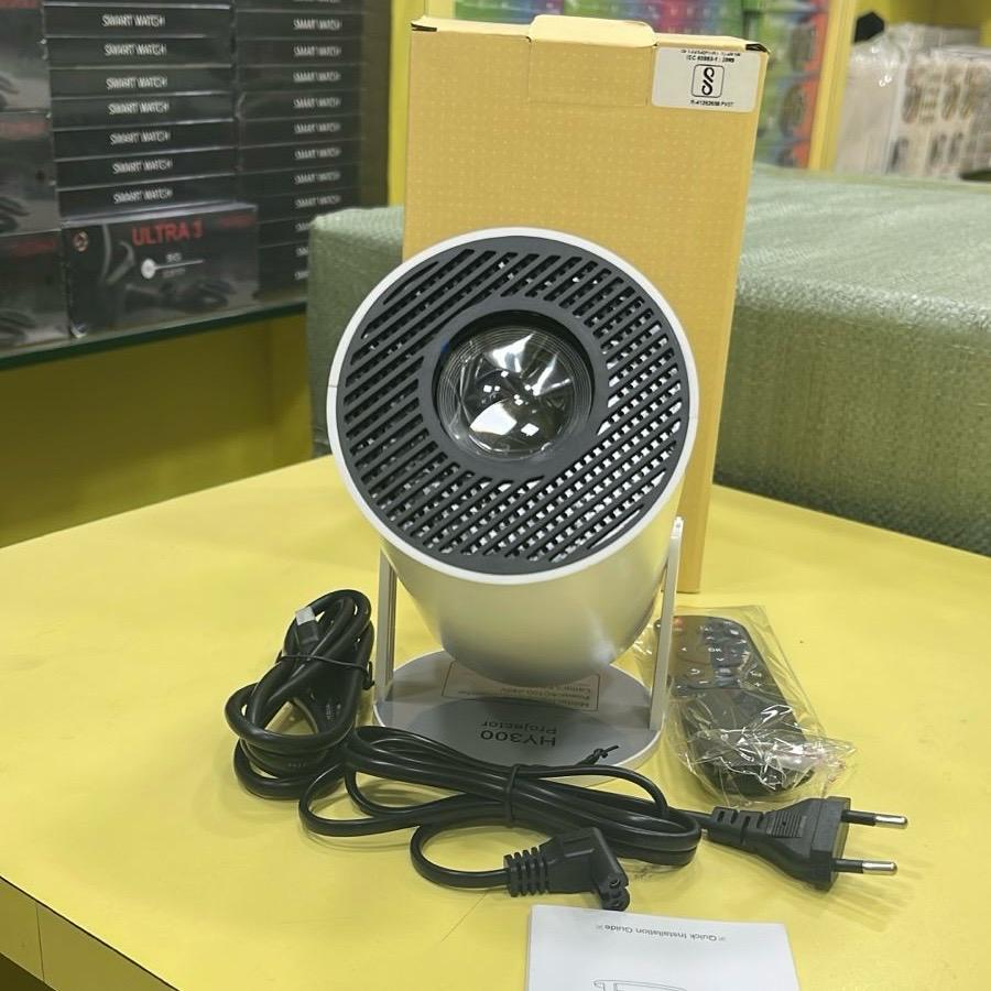 Portable Mini LED Projector with 270° Rotating Design – Home & Office Use (HD Support)